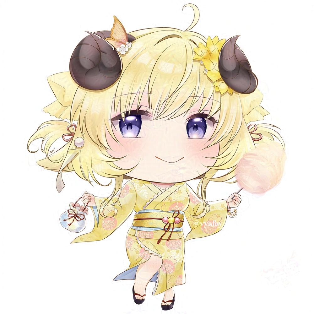 V-ya | V-Artist【Comms Waitlist Open】 (@vyafay) on Twitter photo #つのまきあーと  #ホロナツパラダイス #つのまきあーと  #ホロナツパラダイス