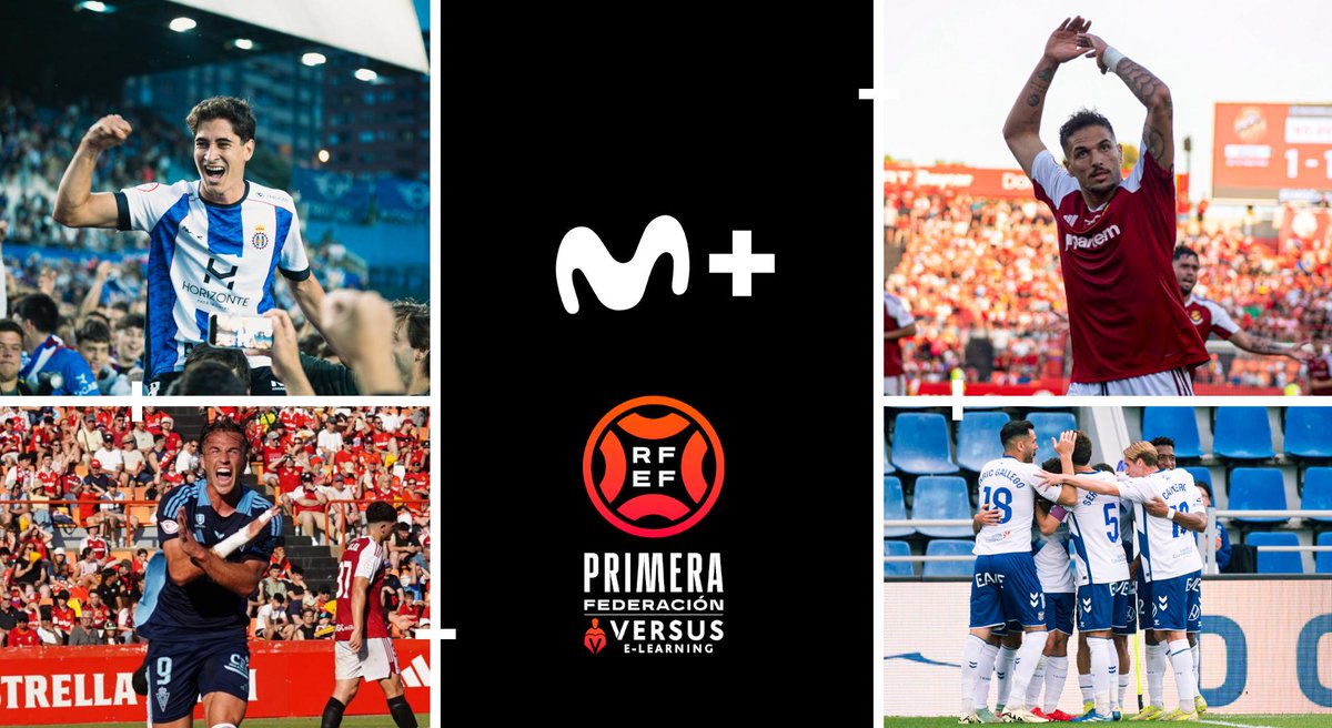 Fútbol en Movistar Plus+ (@movistarfutbol) on Twitter photo Una pasión que no entiende de categorías... ❤️⚽️
La 𝐏𝐫𝐢𝐦𝐞𝐫𝐚 𝐅𝐞𝐝𝐞𝐫𝐚𝐜𝐢𝐨́𝐧 llega a #LaCasaDelFútbol: los diez mejores partidos de cada jornada se emitirán en un nuevo canal de <a href="/MovistarPlus/">Movistar Plus+</a>.
#PrimeraFederación #LaCasaDelFútbol Una pasión que no entiende de categorías... ❤️⚽️
La 𝐏𝐫𝐢𝐦𝐞𝐫𝐚 𝐅𝐞𝐝𝐞𝐫𝐚𝐜𝐢𝐨́𝐧 llega a #LaCasaDelFútbol: los diez mejores partidos de cada jornada se emitirán en un nuevo canal de <a href="/MovistarPlus/">Movistar Plus+</a>.
#PrimeraFederación #LaCasaDelFútbol