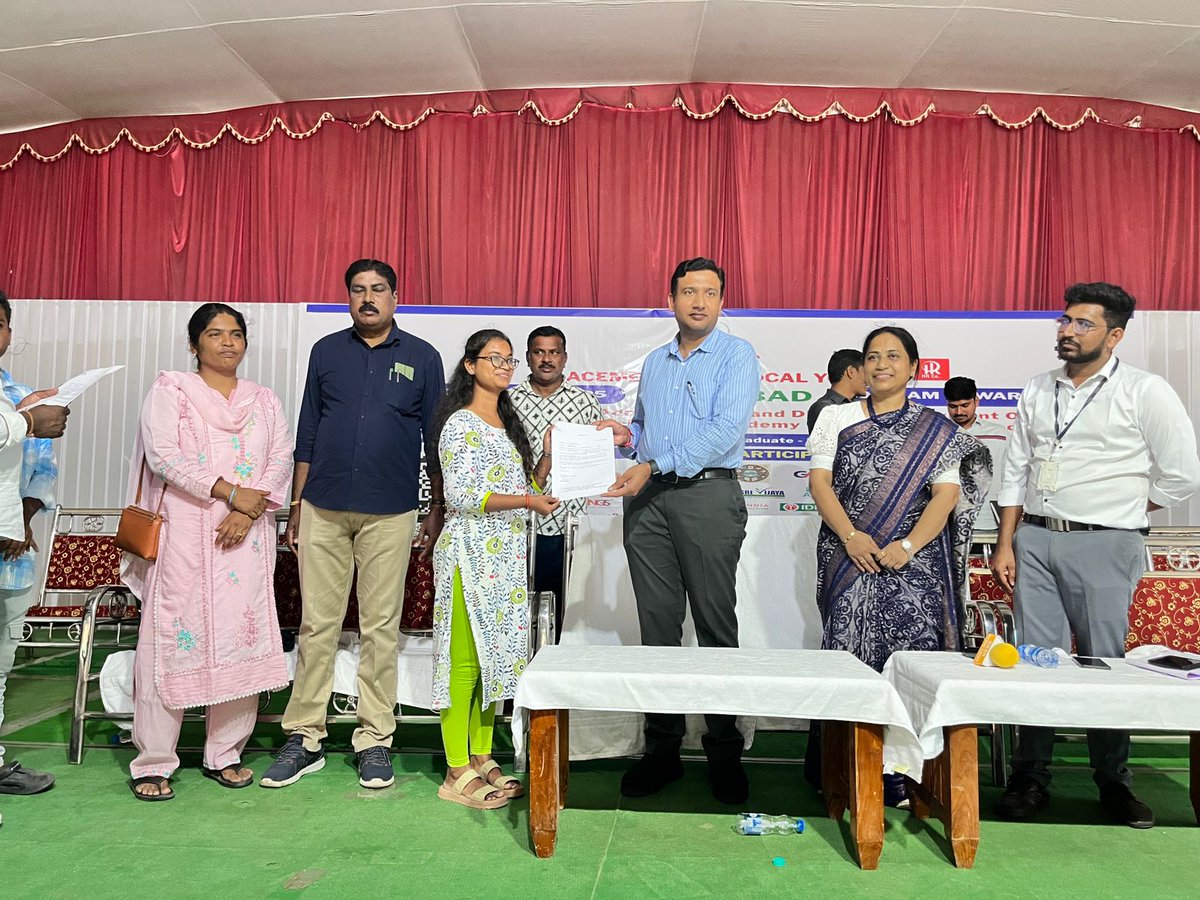tasktg's tweet photo. Job Mela at Adilabad on 5th August 2025
Empowering Telangana's youth with opportunities!
@OffDSB #SanjayKumarIAS @bhaveshmishra01 @RajarshiShahIAS @ShrikantNF #TASKCOO @SdTask @SaveenRedd7461 @SugunakarKoduri
#JobMela #TASK #Adilabad #Telangana #YouthEmployment #SkillIndia https://t.co/UkNSFLa6hn
