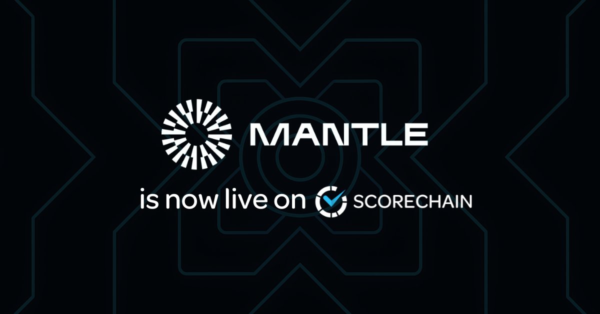 Scorechain tweet media