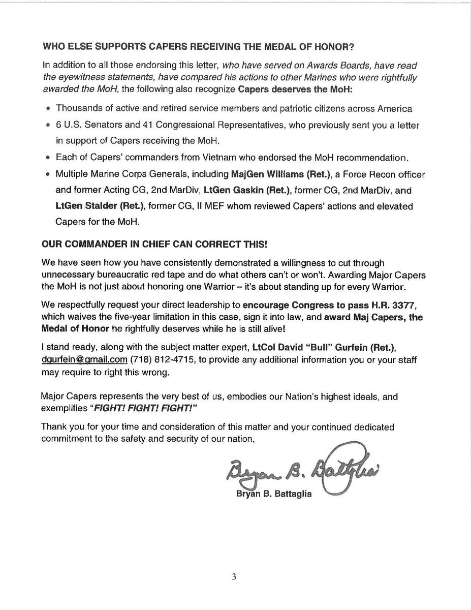 𝐓𝐇𝐄 𝐖𝐀𝐑𝐑𝐈𝐎𝐑𝐒 𝐀𝐑𝐄 𝐓𝐈𝐑𝐄𝐃 𝐎𝐅 𝐖𝐀𝐈𝐓𝐈𝐍𝐆

A letter initiated by SgtMaj Bryan Battaglia, endorsed by 130+ senior enlisted warriors — including three 𝐍𝐚𝐯𝐲 𝐂𝐫𝐨𝐬𝐬 and three 𝐒𝐢𝐥𝐯𝐞𝐫 𝐒𝐭𝐚𝐫 recipients — just hit the steps of the White House.

Their