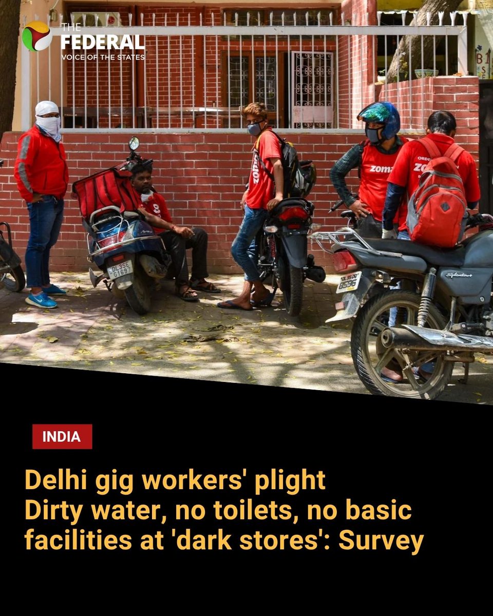The Federal (@thefederal_news) on Twitter photo Franchise outlets emerged as the worst performers, at Blinkit’s Sangam Vihar franchise store, the survey found toilets filled with worms and no running water, writes <a href="/AnyaShankar/">Anya Shankar</a>.
Read more: thefederal.com/category/state…
#Delhi #RAWU #WorkplaceSafety #LabourRights #GigWorkers Franchise outlets emerged as the worst performers, at Blinkit’s Sangam Vihar franchise store, the survey found toilets filled with worms and no running water, writes <a href="/AnyaShankar/">Anya Shankar</a>.
Read more: thefederal.com/category/state…
#Delhi #RAWU #WorkplaceSafety #LabourRights #GigWorkers