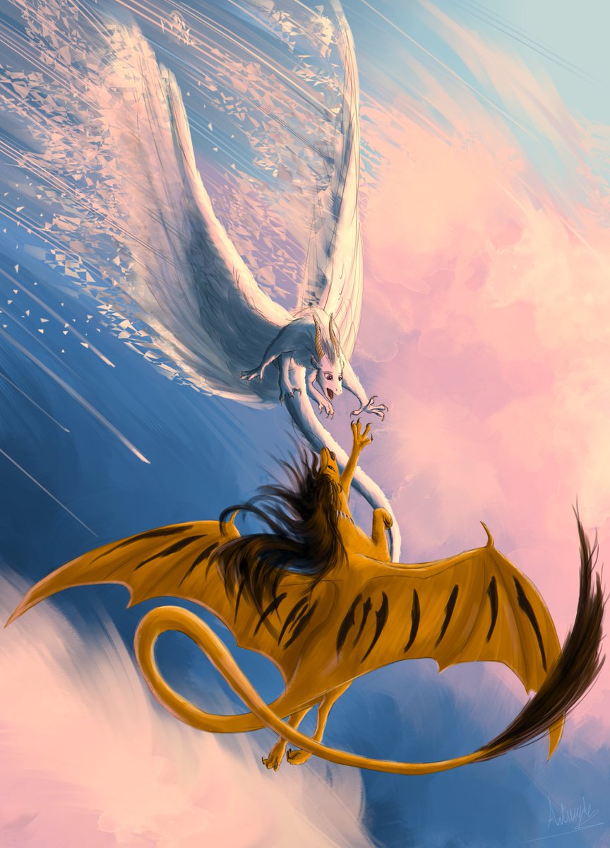 STAY - symbolic art of character Anastasya trying to save Avania  
Art and characters by Artwyde