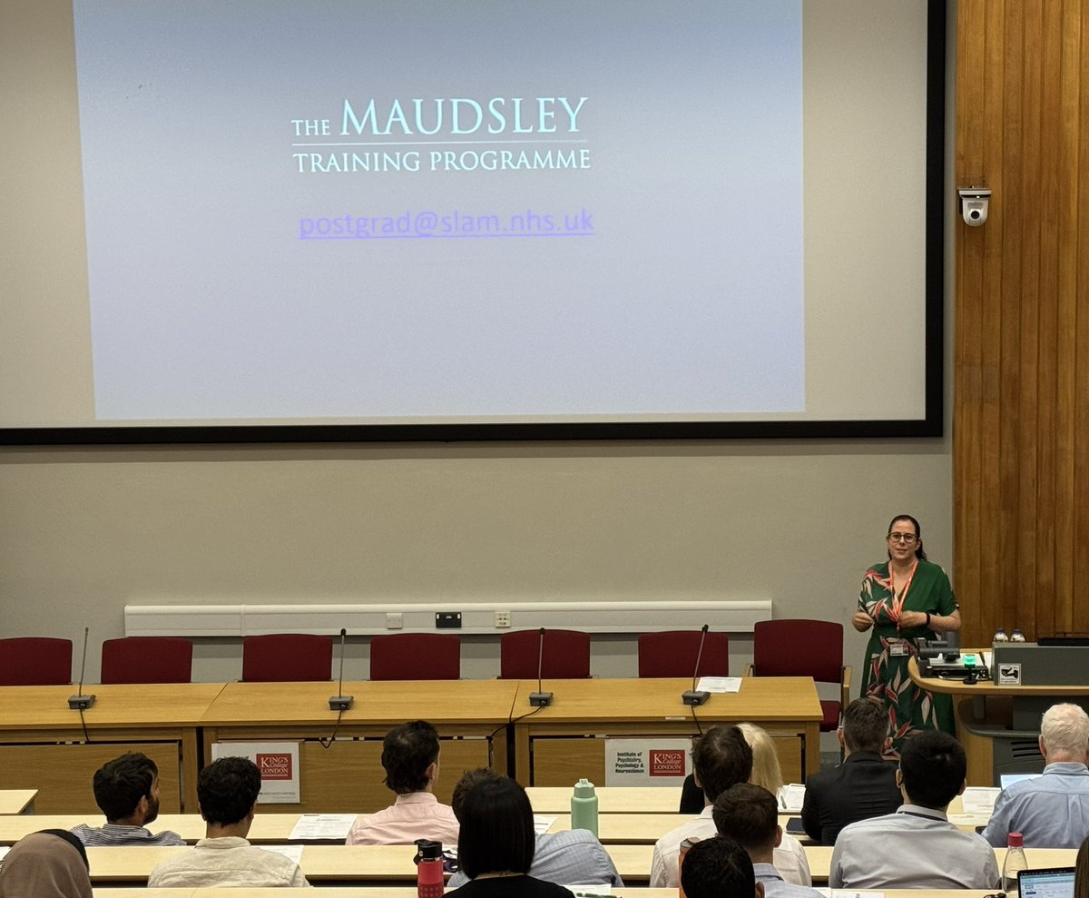 Maudsley Training Programme (@mtppsych) on Twitter photo Corinne Jones, Manager Psychiatry Education and training introduces the Postgraduate Medical Education Team,  services and support available to all our Residents  
#Residents #medicaleducation #psychiatry #maudsleytrainingprogramme Corinne Jones, Manager Psychiatry Education and training introduces the Postgraduate Medical Education Team,  services and support available to all our Residents  
#Residents #medicaleducation #psychiatry #maudsleytrainingprogramme