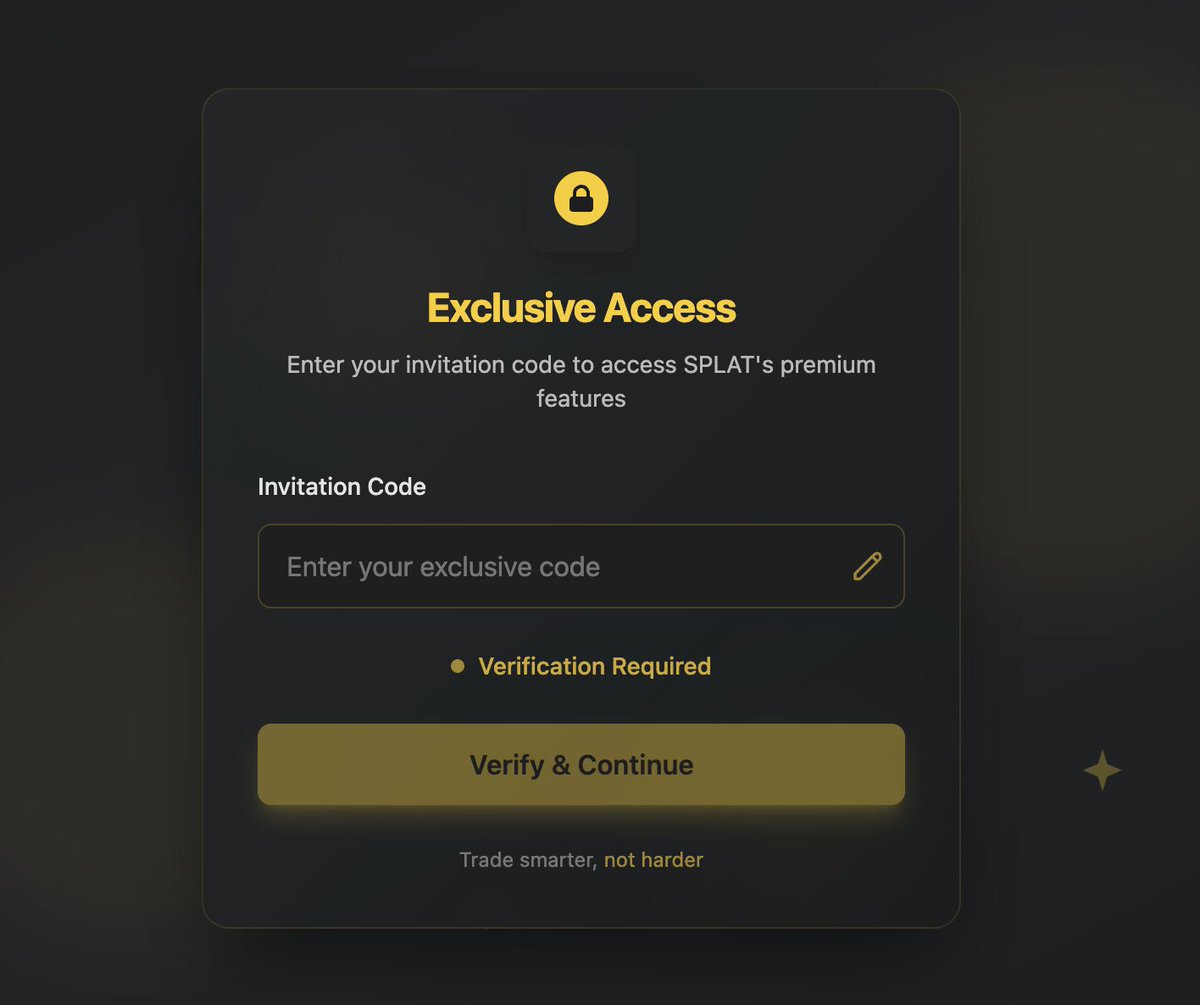 I am actually so excited for this 

Will try to get you guys access to Splat terminal early 😈