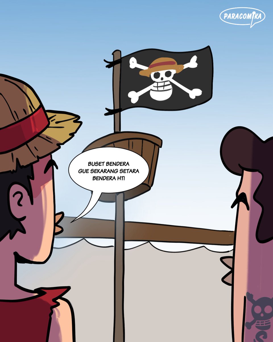 Nggak nyangka sih #paracomika #onepiece