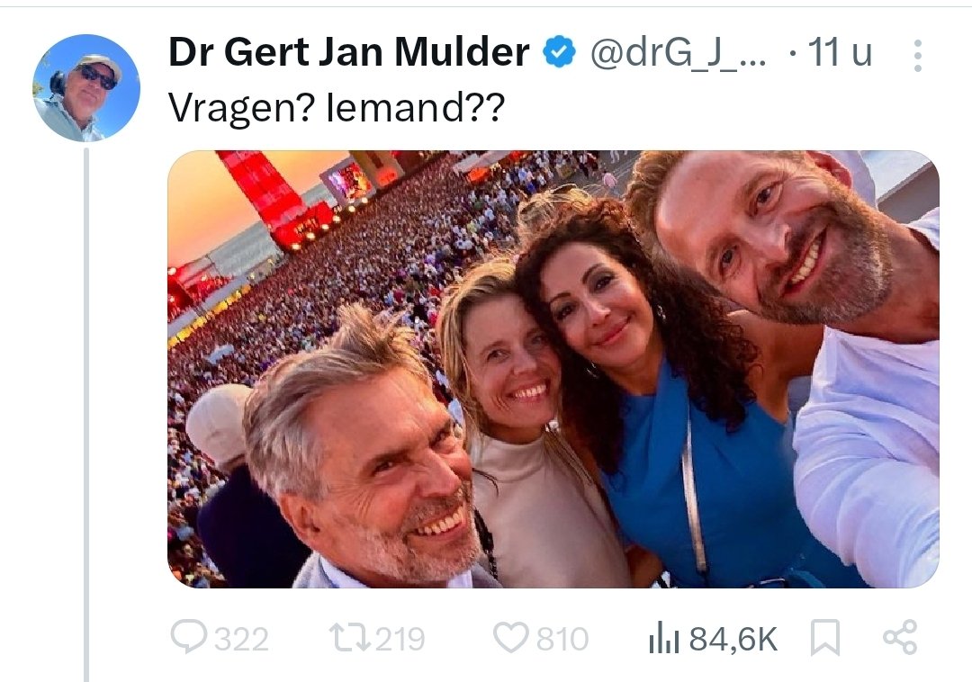 Ik zie mensen die plezier hebben en snap dat u dit niet herkent.