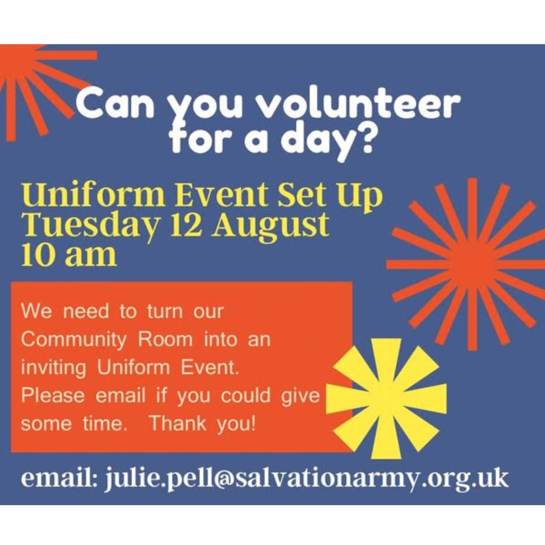 branches_wfc's tweet image. Are you able to lend a hand? Our local Salavtion Army shop in Walthamstow needs your help! Julie needs volunteers to assist in setting up an inviting space for an upcoming uni... @sallyinstow @salvationarmyshops @salvationarmyuk 
instagram.com/p/DM7Q_aTOj7a/
#CanYouHelp #Volunteering