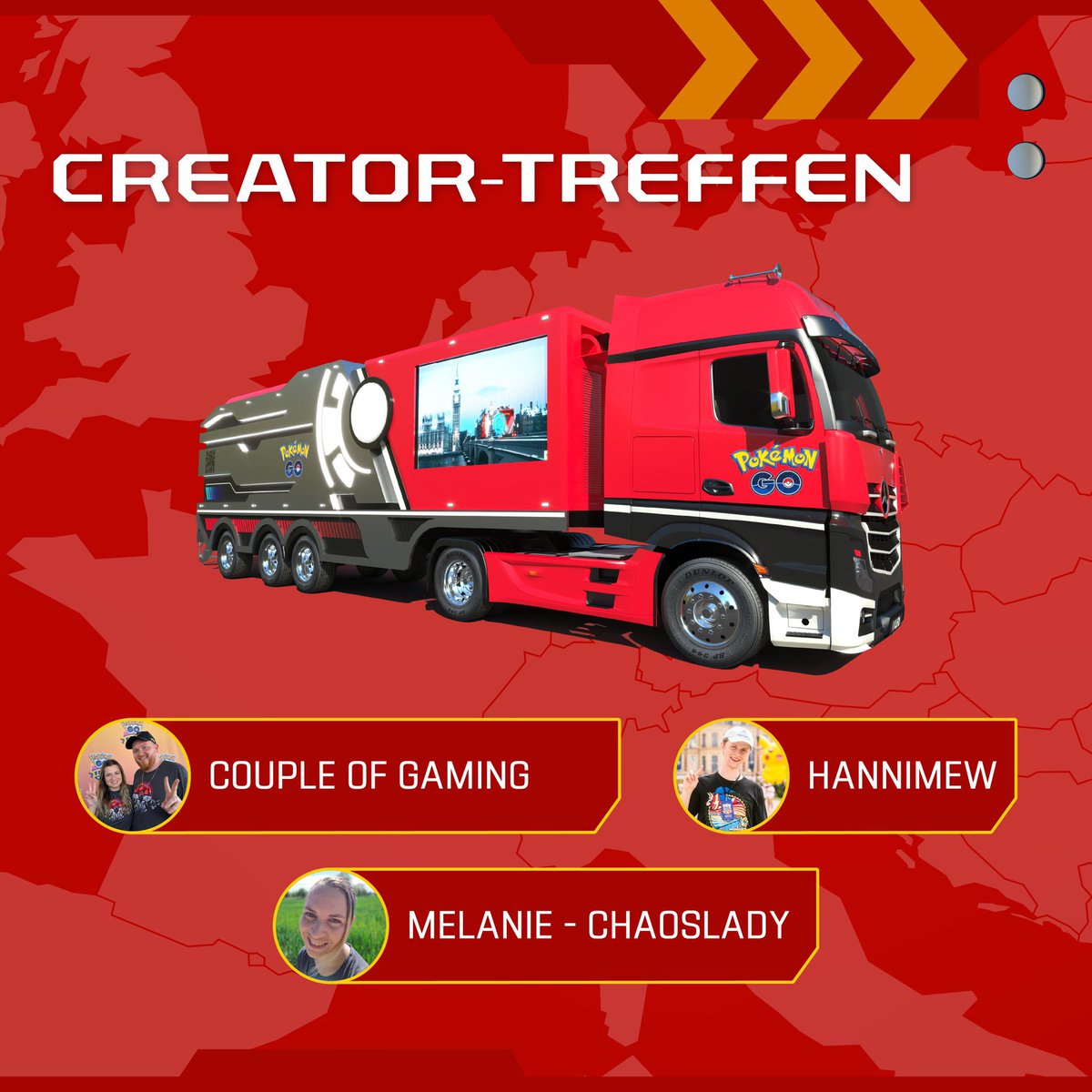 Roadtrip Berlin 2025 🚛✨

I am so honored to be a notable Trainer for this years Pokémon GO Roadtrip!
Be shure to register to my Meet-Up at 17:00 Berlin Time! cmpf.re/vzNnHz

#sponsored by <a href="/PokemonGOdeu/">Pokémon GO Deutschland</a> 

See you soon! ❤️👋🏻

#PokemonGO #PokemonGOroadtrip