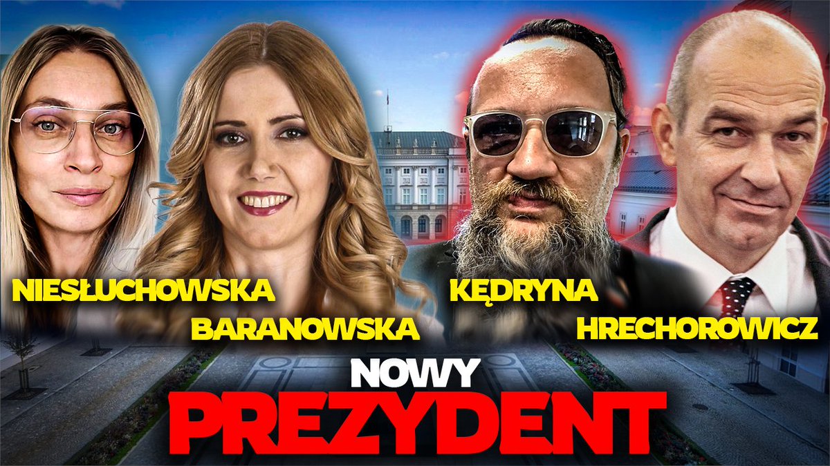 Otwarta Konserwa (@okonserwa) on Twitter photo Już o godz. 18 zapraszamy Was na specjalny prezydencki wieczór Otwartej Konserwy‼️
Razem z <a href="/BaranowskaKam/">Kamila Baranowska</a> <a href="/niesluchowska_a/">Agnieszka Niesłuchowska</a> <a href="/marcin_kedryna/">Marcin Kędryna</a> <a href="/a_hrechorowicz/">Andrzej Hrechorowicz</a> będziemy zastanawiali się co przyniesie prezydentura Karola Nawrockiego <a href="/prezydentpl/">Kancelaria Prezydenta RP</a>
Zaprasza <a href="/KZiemiec/">Krzysztof Ziemiec</a>
👇🏻 Już o godz. 18 zapraszamy Was na specjalny prezydencki wieczór Otwartej Konserwy‼️
Razem z <a href="/BaranowskaKam/">Kamila Baranowska</a> <a href="/niesluchowska_a/">Agnieszka Niesłuchowska</a> <a href="/marcin_kedryna/">Marcin Kędryna</a> <a href="/a_hrechorowicz/">Andrzej Hrechorowicz</a> będziemy zastanawiali się co przyniesie prezydentura Karola Nawrockiego <a href="/prezydentpl/">Kancelaria Prezydenta RP</a>
Zaprasza <a href="/KZiemiec/">Krzysztof Ziemiec</a>
👇🏻