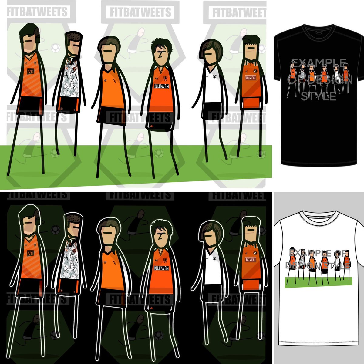 Nice to see a variety of United tops at the airport. A few of them appear on the iconic kits worn by legends design (Narey, McKinlay, Hegarty, Malpas, Sturrock, Brewster). Available on the usual merch at fitbatweets.com 

Approved by Fitbatweets Keith (not that Keith).