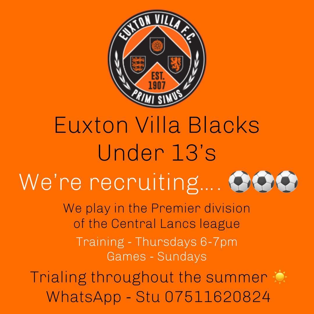 Euxton Villa Juniors (@euxtonvillajnrs) on Twitter photo 