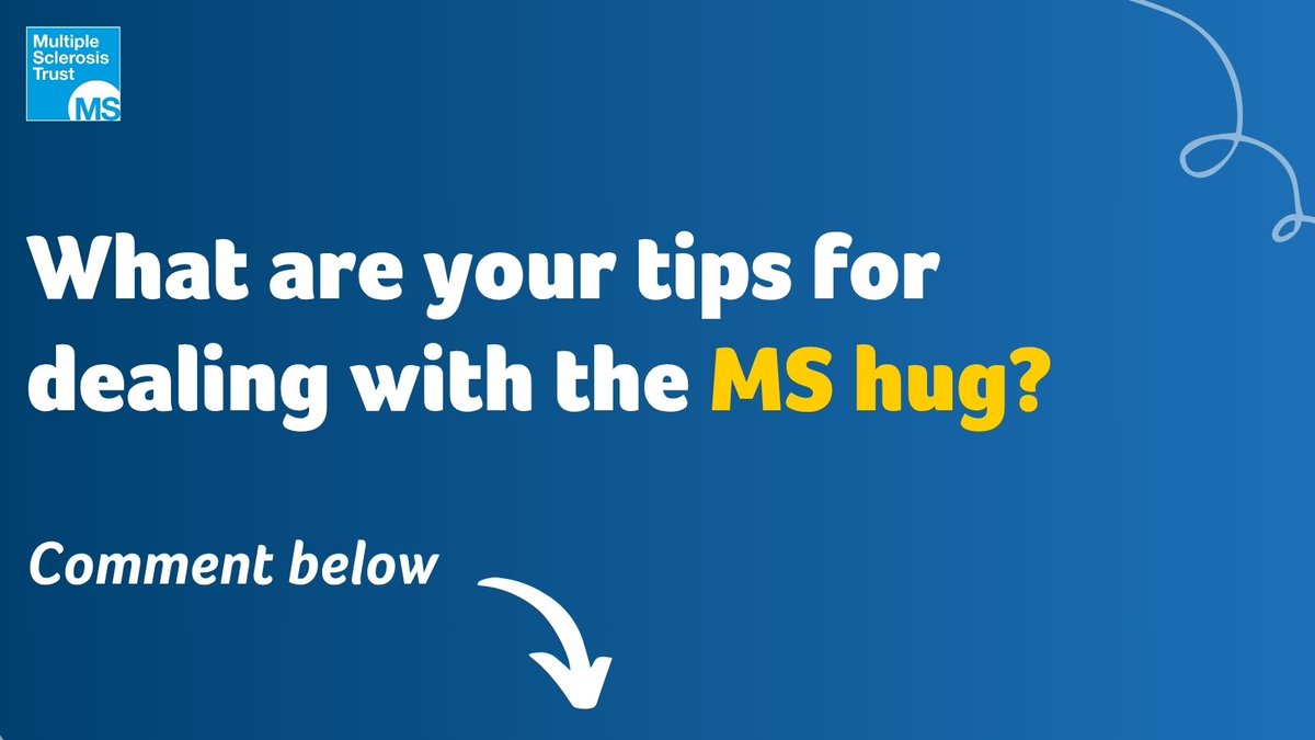 What are your tips for managing the MS hug?

Comment below.

#MS #MSHug #MultipleSclerosis