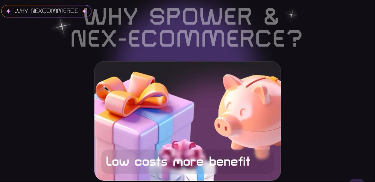 SPOWER_OFFCIAL's tweet image. 🎁 Why SPower &amp;amp; NexCommerce?
Because we believe in more benefits with lower costs.
💡 Say goodbye to high fees.
💸 Say hello to better rewards.

Build smarter, earn faster. The future of Web3 commerce starts here.

#Web3 #PSP