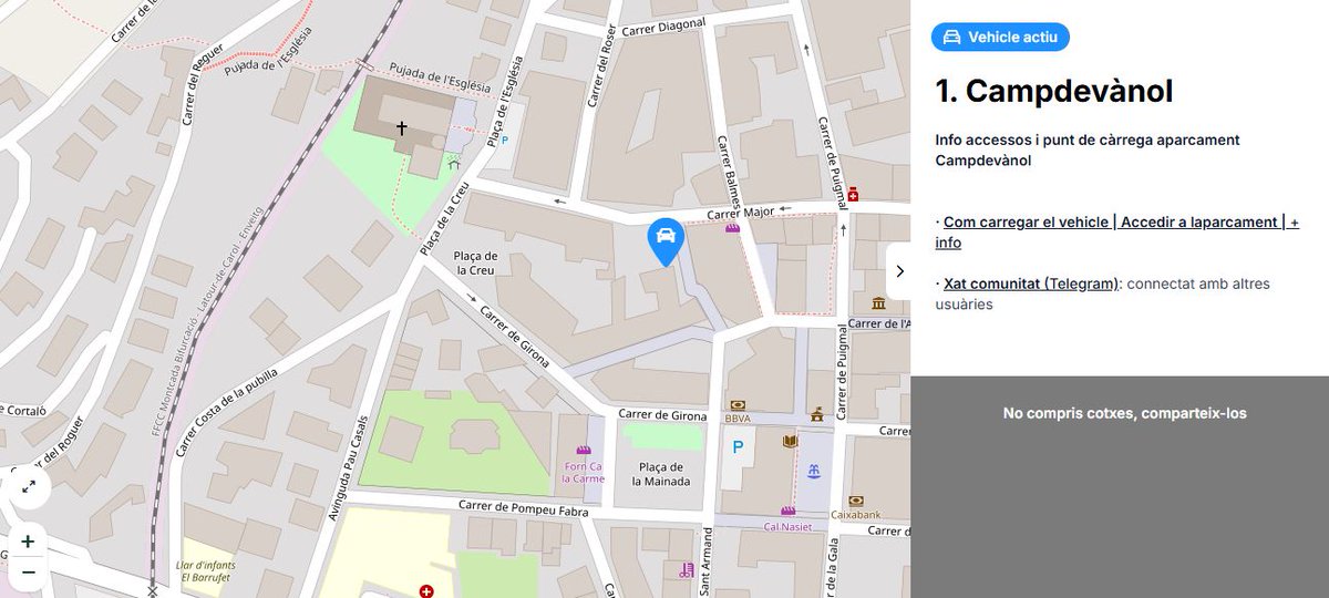 LeaderRGB's tweet image. 🚗On trobaràs el vehicle elèctric?
C/ Clavetaires 11, Campdevànol
C/ Arxiver Mossèn Masdeu 2, Sant Joan de les Abadesses
Hi pots accedir a través de l’app de @SomMobilitat:
✔️Reserva
✔️Obre el vehicle
✔️I comença a moure’t
@AjCampdevanol @StJoanAbadesses @arcaruralcat #ENFOCC2030
