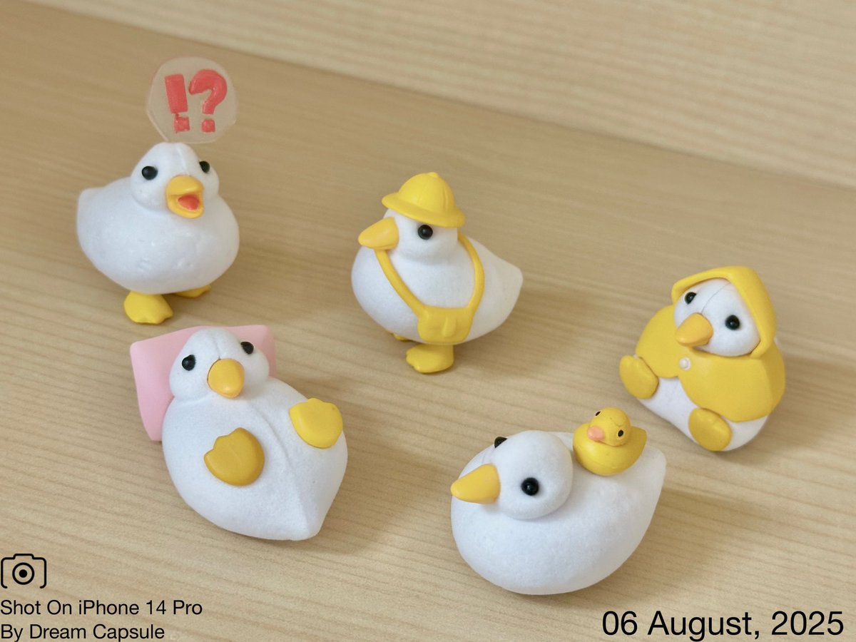 🌟新入荷ガチャ商品プレゼントCP🌟

フロッキー仕様でふわふわ！キュートなアヒル達のフィギュアが登場🪿
「もっちりアヒルDAYS」

フォロー&amp;RP(RT)していただいた方の中から抽選で2名様に全5種セットをプレゼント🎁
ドリカプへの入荷日とキャンペーン詳細は↓

#ドリームカプセル #ガチャ専門店