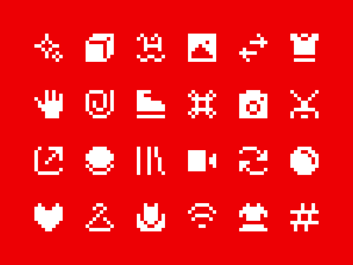 Should I release this 8-bit pixel icon set for free? 🤔