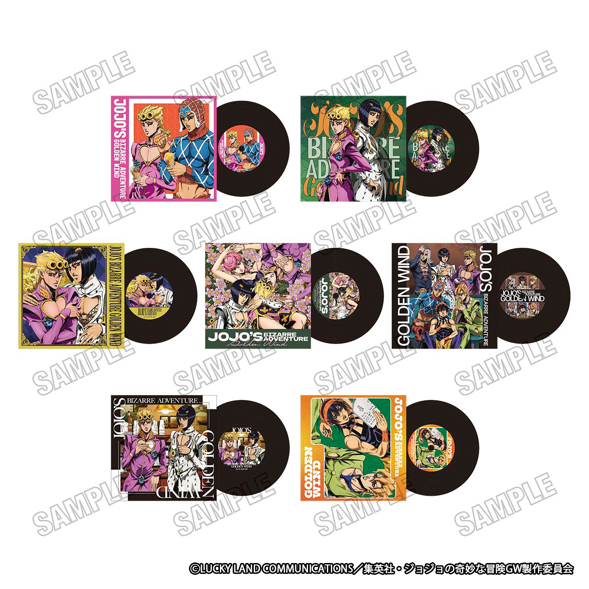 🐞【JOJO REVIVAL】シリーズ 新商品💛 □レコード風コースター