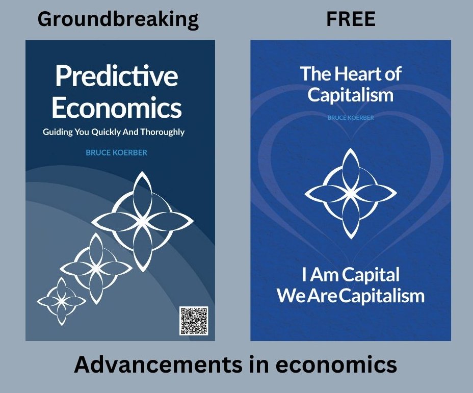 Economics is moving forward.
It is predictive and advances with economic freedom.
Capitalism is goods for the future.