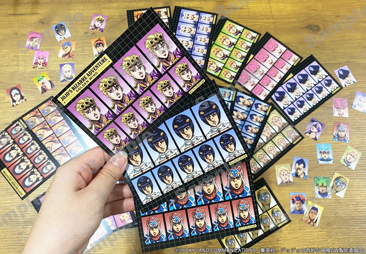 🐞【JOJO REVIVAL】シリーズ 新商品💛 □証明写真風ブロマイド