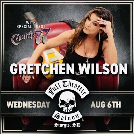 Great time yesterday at FTS!! See y’all tonight with Gretchen Wilson 8pm💥 counts77.com fullthrottlesaloon.com