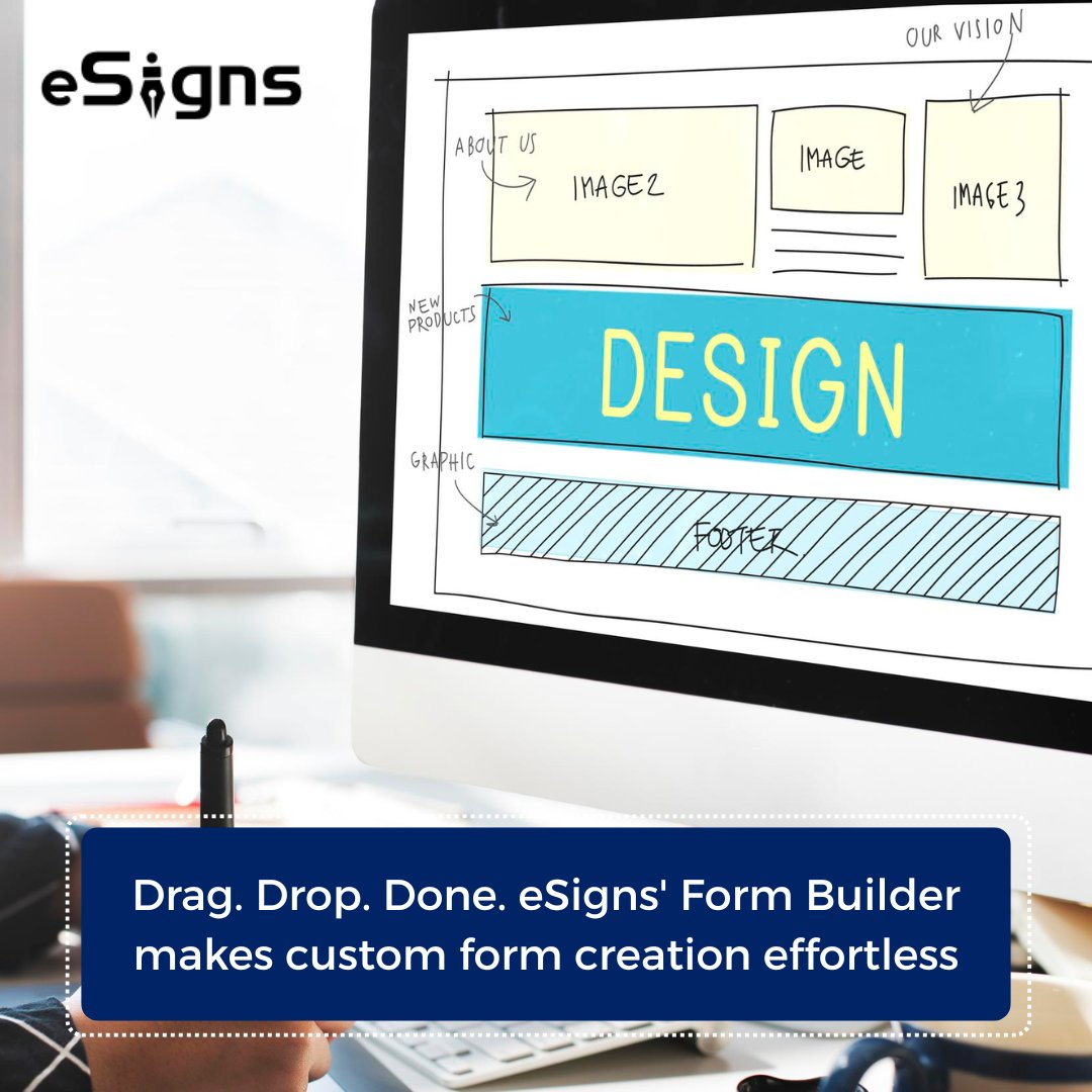 eSignsSoftware's tweet image. Build custom forms in minutes—whether it’s NDAs, feedback forms, or onboarding docs—with eSigns’ easy drag-and-drop Form Builder.
Speed up workflows, reduce errors & go fully digital.
#formbuilder #paperlessworkflow #onboardingautomation #contractmanagement #esignplatform