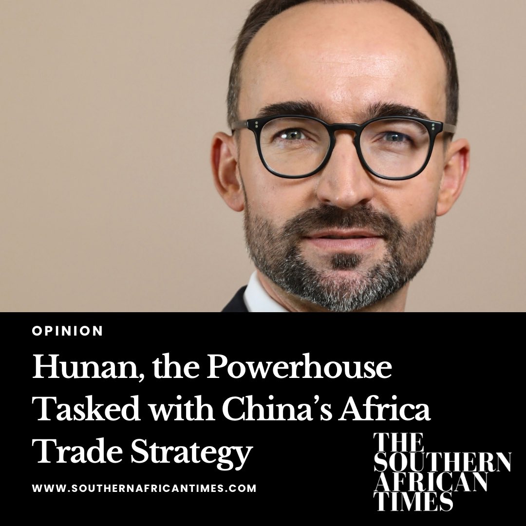 The Southern African Times (@tsatnewslive) on Twitter photo Hunan Province is emerging as a key player in China’s trade with Africa. In his column for SAT, <a href="/philipmyburgh/">Philip Myburgh</a> of <a href="/StandardBankZA/">Standard Bank ZA</a> highlights how this inland powerhouse is driving real change through bold policies and strategic partnerships.
Read more: southernafricantimes.com/hunan-the-powe… Hunan Province is emerging as a key player in China’s trade with Africa. In his column for SAT, <a href="/philipmyburgh/">Philip Myburgh</a> of <a href="/StandardBankZA/">Standard Bank ZA</a> highlights how this inland powerhouse is driving real change through bold policies and strategic partnerships.
Read more: southernafricantimes.com/hunan-the-powe…