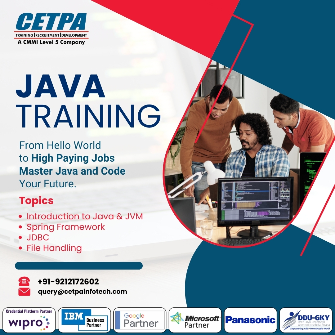 cetpainfo's tweet image. Java is the language of innovation learn it, master it, and shape your future! CETPA’s expert-led Java Training covers everything from core concepts to advanced frameworks.
.
Apply Now: cetpainfotech.com/technology/jav…
.
#cetpainfotech #javatraining #learnjava #cetpa #corejava