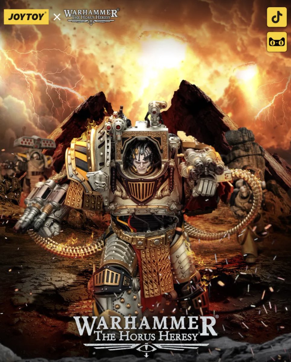 New Reveal. Iron Warriors Primarch Perturabo #WarhammerCommunity #warhammer30k #joytoy