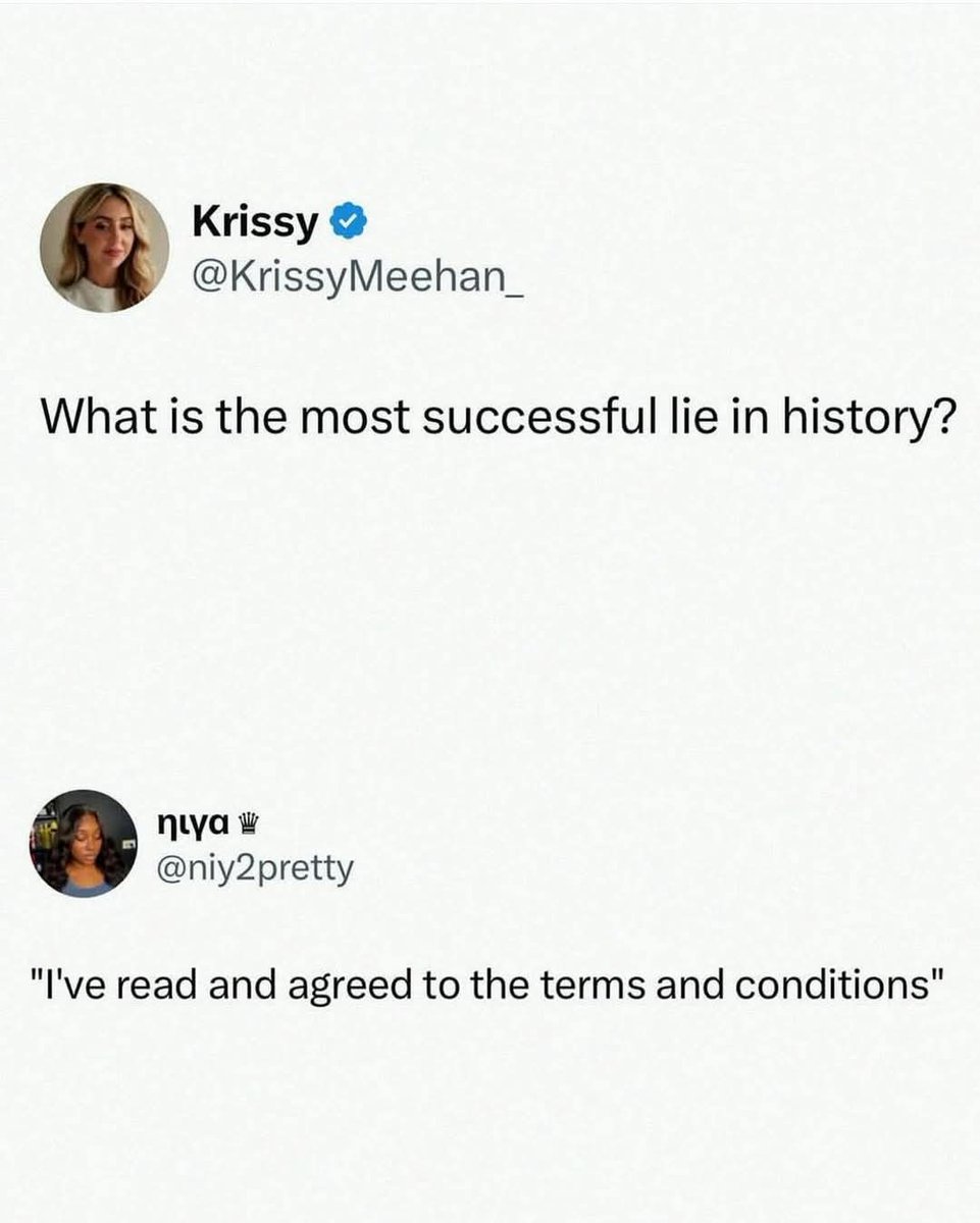 I am guilty of this lie.  🤣