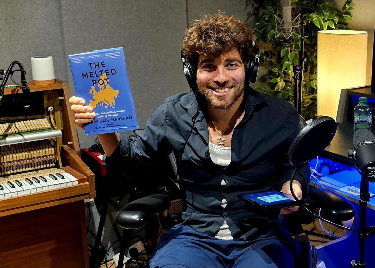 At 23:00 last night, after 16 hours of recording, we finished the audiobook. Thanks to the amazing James Stickland, my producer, for putting up with me.

Will be out early next month, along with the paperback!

Exhausted is an understatement. Now off to Tel Aviv!