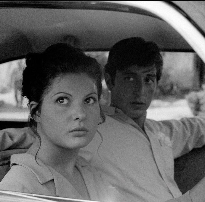 Gibboanxious's tweet image. Behind the scenes of The Godfather, 1972.