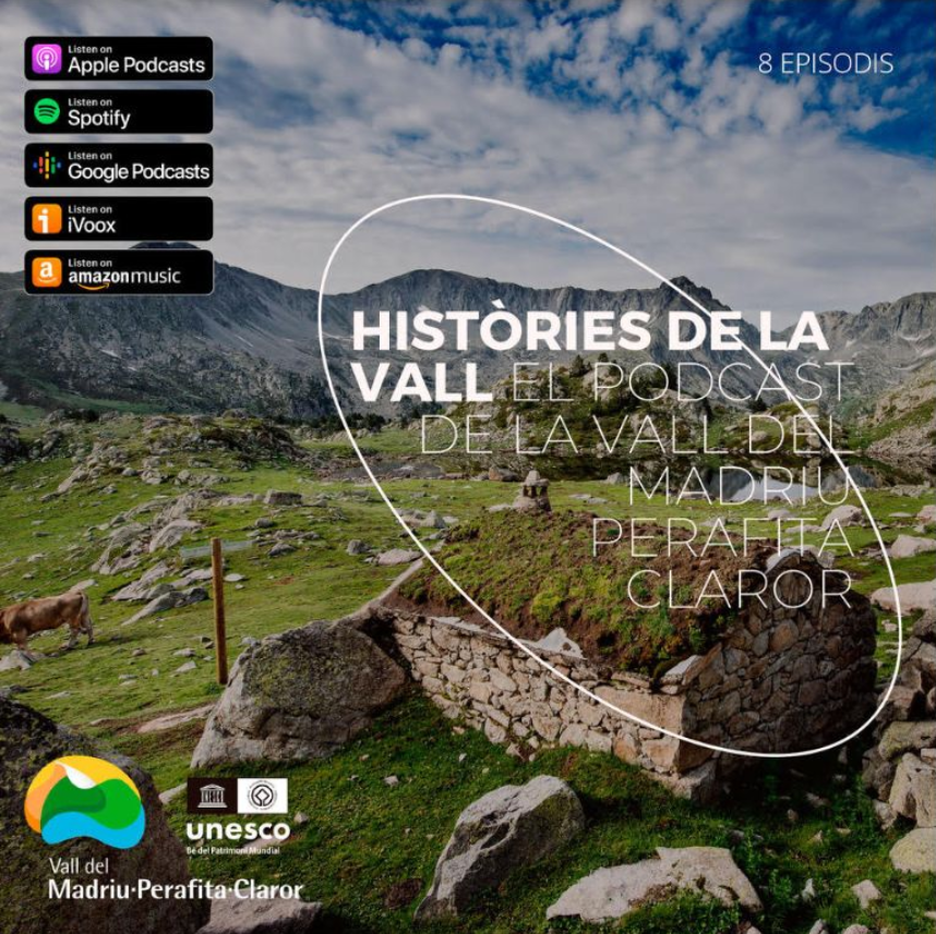🎙Aquest estiu, escolta el podcast "Històries de la Vall", 8 episodis dedicats a la <a href="/VMPC_Andorra/">MadriuPerafitaClaror</a> i als seus secrets!
Disponible a les principals plataformes: Amazon Music, Spotify, Apple Podcast, YouTube...i des de la nostra pàgina web:
madriu-perafita-claror.ad/histories-de-l…