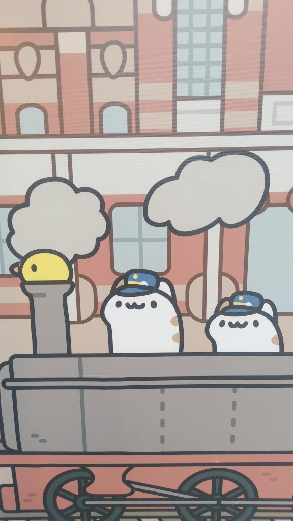 台中駅「猫虫Capooのフォームキャットカフェ」。かわいい猫と虫を可愛く掛け合わせておきながら、ときに猟奇的な性格のキャラにしてるというところが私はたまらなく好きなのです。#台湾旅行