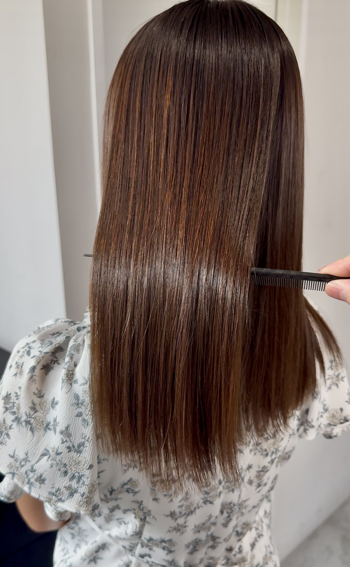 髪束65cm 美容室でカットした髪束 ツルツルさらさら香り有り綺麗