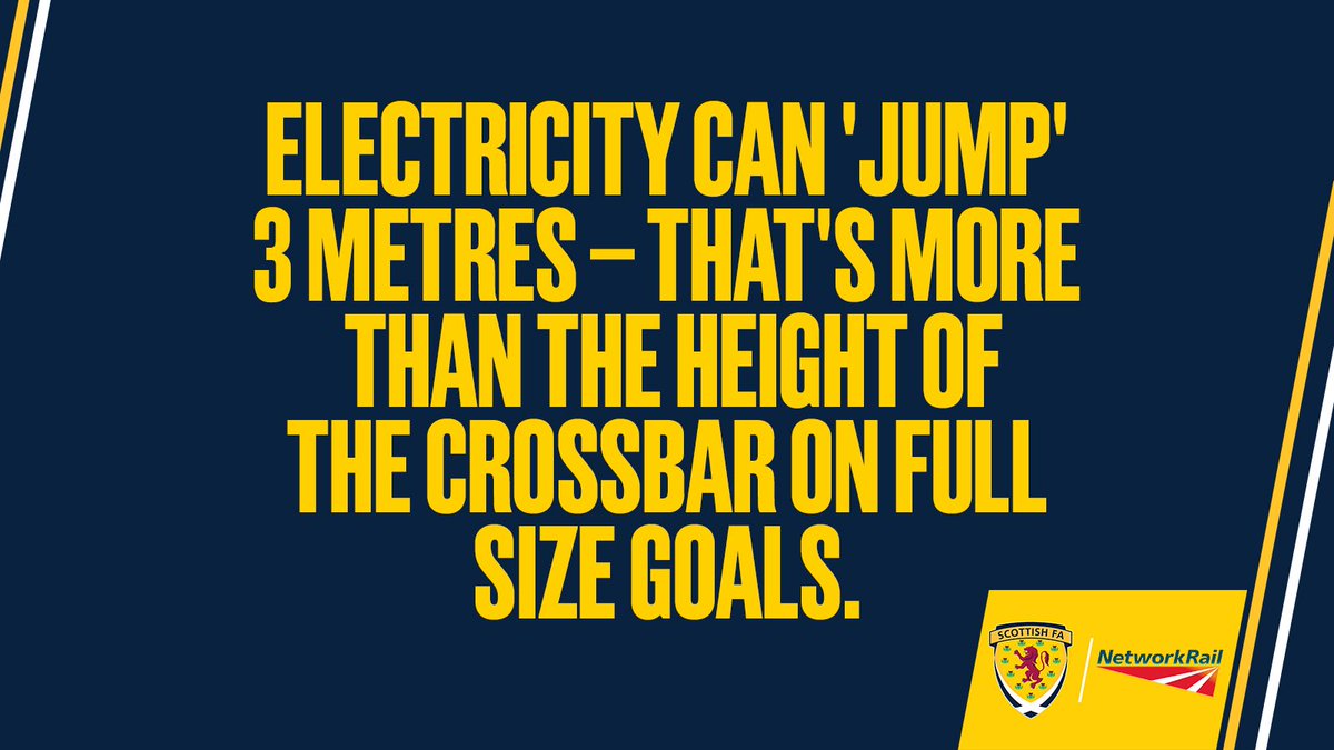 Electricity can jump more than three meters (height of a crossbar)

<a href="/ScotFANorth/">North</a> 
<a href="/NetworkRailSCOT/">Network Rail Scotland</a> 
<a href="/StephenFlynnSNP/">Stephen Flynn MP</a> 
<a href="/BTP/">British Transport Police</a>