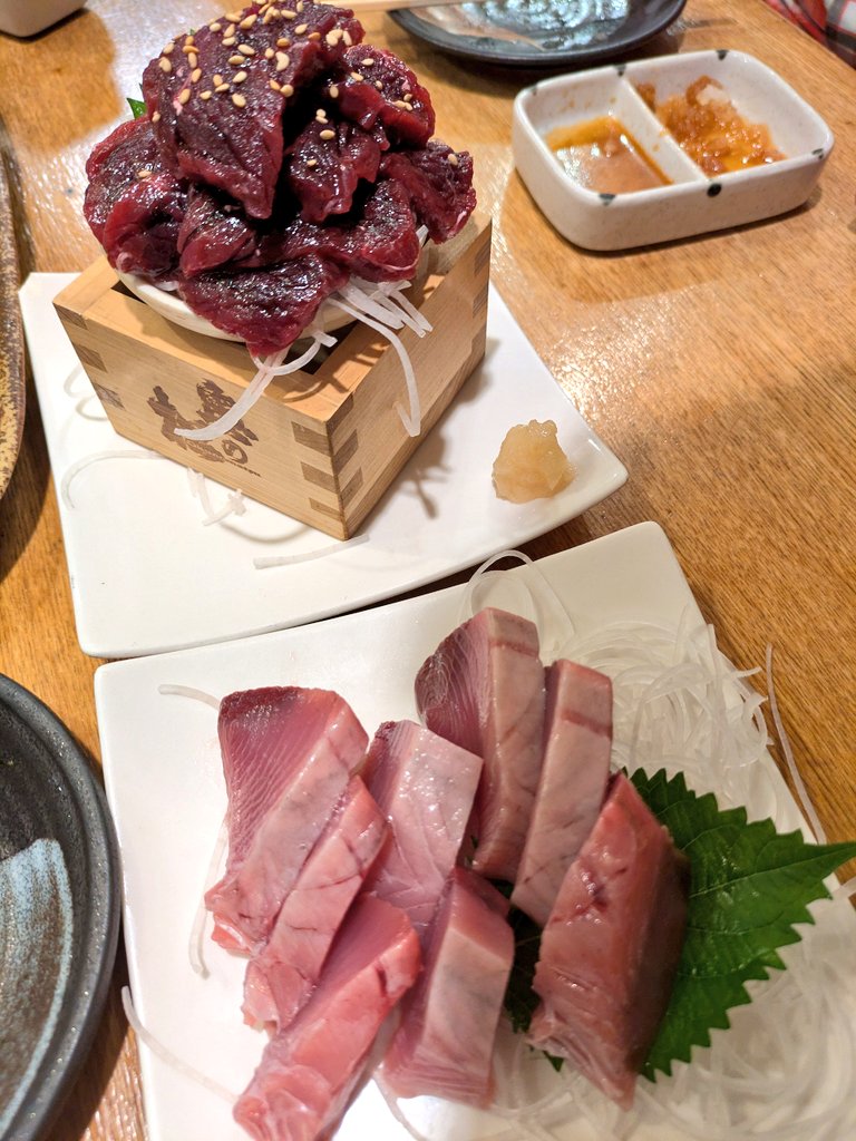 生カツオとクジラッキー！🐋