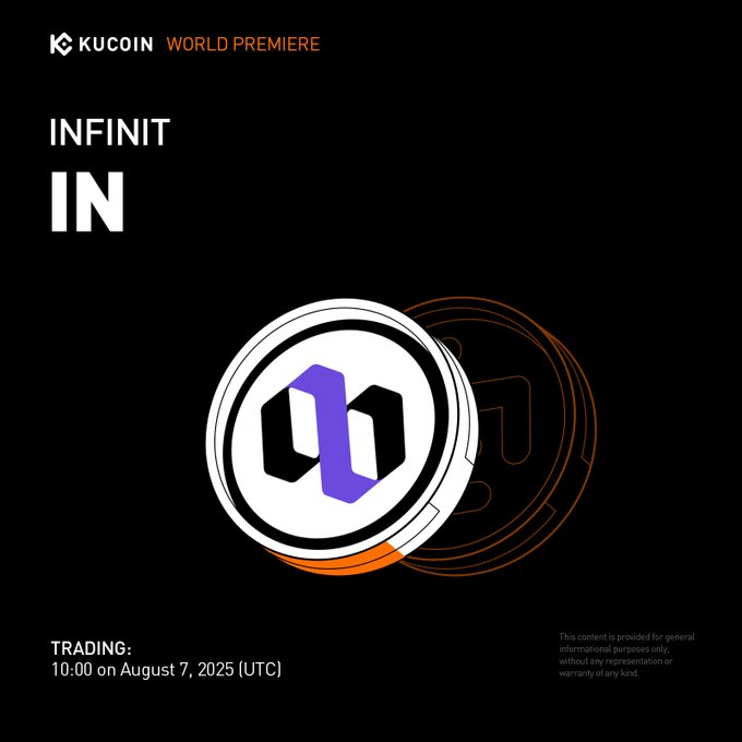 miekoquin's tweet photo. Hope you guys are locked in with @Infinit_Labs! 🚀

As of now, the $IN token is confirmed listed on:

✅ Binance
✅ Bitget
✅ KuCoin
✅ MEXC

And this is just the beginning...

More listings coming soon. https://t.co/DTGQXGnaPX