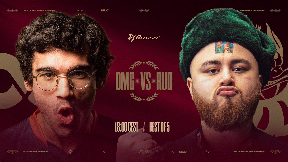 Arozzi NLC (@nlclol) on Twitter photo 📢 LOWER BRACKET CONTINUES TONIGHT
It's do or die in the second elimination match of the lower bracket when <a href="/RuddyCorp/">Ruddy Corporation</a> takes on <a href="/DMGesportGG/">DMG Esports</a> in a best of 5 at 18:00 CEST! 👇
🎙️ <a href="/Archarom/">Archarom</a>, <a href="/InitialiseCasts/">Sam ‘Initialise’ Hapgood</a>, <a href="/g_troubleinc/">Troubleinc.</a>, <a href="/EragonUK/">Eragon</a>, <a href="/SolariStreams/">NLC Solari</a>
📺 twitch.tv/nlclol 📢 LOWER BRACKET CONTINUES TONIGHT
It's do or die in the second elimination match of the lower bracket when <a href="/RuddyCorp/">Ruddy Corporation</a> takes on <a href="/DMGesportGG/">DMG Esports</a> in a best of 5 at 18:00 CEST! 👇
🎙️ <a href="/Archarom/">Archarom</a>, <a href="/InitialiseCasts/">Sam ‘Initialise’ Hapgood</a>, <a href="/g_troubleinc/">Troubleinc.</a>, <a href="/EragonUK/">Eragon</a>, <a href="/SolariStreams/">NLC Solari</a>
📺 twitch.tv/nlclol
