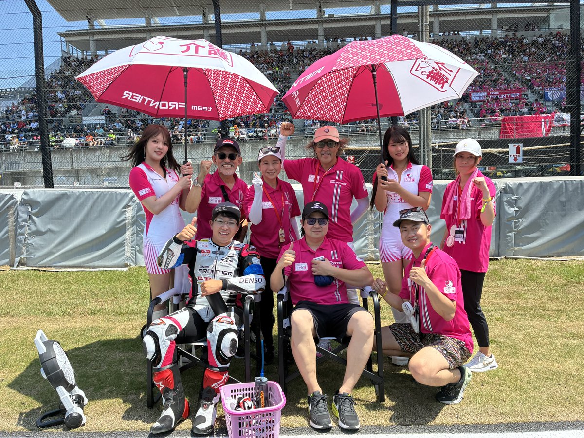 12sho___'s tweet photo. 2025 鈴鹿8耐

Team FRONTIERから参戦し183周を走り、
総合37位でチェッカーを受けました🏁

テストから決勝まで沢山の試練がありましたが、チームと応援してくださった皆様のお陰で無事に完走する事ができました🔥

たくさんの応援ありがとうございました！

#Suzuka8hours #鈴鹿８耐 https://t.co/oRgAdVIvAu