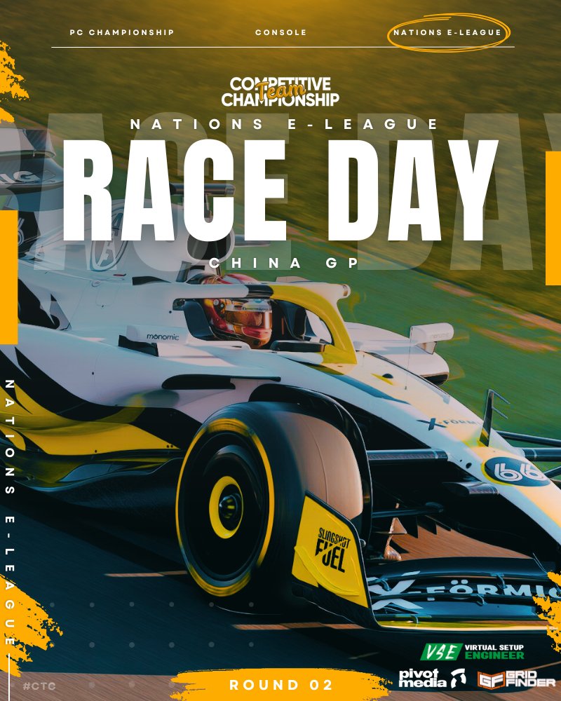 Esports Masters League (@eml_f1) on Twitter photo It's Race Day ๐
๐จ๐ณ 8pm CET
๐ <a href="/IvorBrynMike/">Michael Edwards</a>
10 Nations Fight it out in the Nations E-League
๐ซ๐ท๐ช๐ธ๐จ๐ฟ๐ซ๐ฎ๐ง๐ท๐ฆ๐บ๐ฉ๐ช๐ต๐ฑ๐ณ๐ฑ๐บ๐ธ
Check it out โคต๏ธ
youtube.com/live/kWpfG1Bi9โฆ
<a href="/GridFinder/">Grid Finder | Sim Racing</a> <a href="/PivotMediaGG/">Pivot Media</a> <a href="/LeagueRacingTV/">League Racing TV ๐ฆ</a> <a href="/vsetupengineer/">Virtual Setup Engineer</a>
#F125 #CTC It's Race Day ๐
๐จ๐ณ 8pm CET
๐ <a href="/IvorBrynMike/">Michael Edwards</a>
10 Nations Fight it out in the Nations E-League
๐ซ๐ท๐ช๐ธ๐จ๐ฟ๐ซ๐ฎ๐ง๐ท๐ฆ๐บ๐ฉ๐ช๐ต๐ฑ๐ณ๐ฑ๐บ๐ธ
Check it out โคต๏ธ
youtube.com/live/kWpfG1Bi9โฆ
<a href="/GridFinder/">Grid Finder | Sim Racing</a> <a href="/PivotMediaGG/">Pivot Media</a> <a href="/LeagueRacingTV/">League Racing TV ๐ฆ</a> <a href="/vsetupengineer/">Virtual Setup Engineer</a>
#F125 #CTC