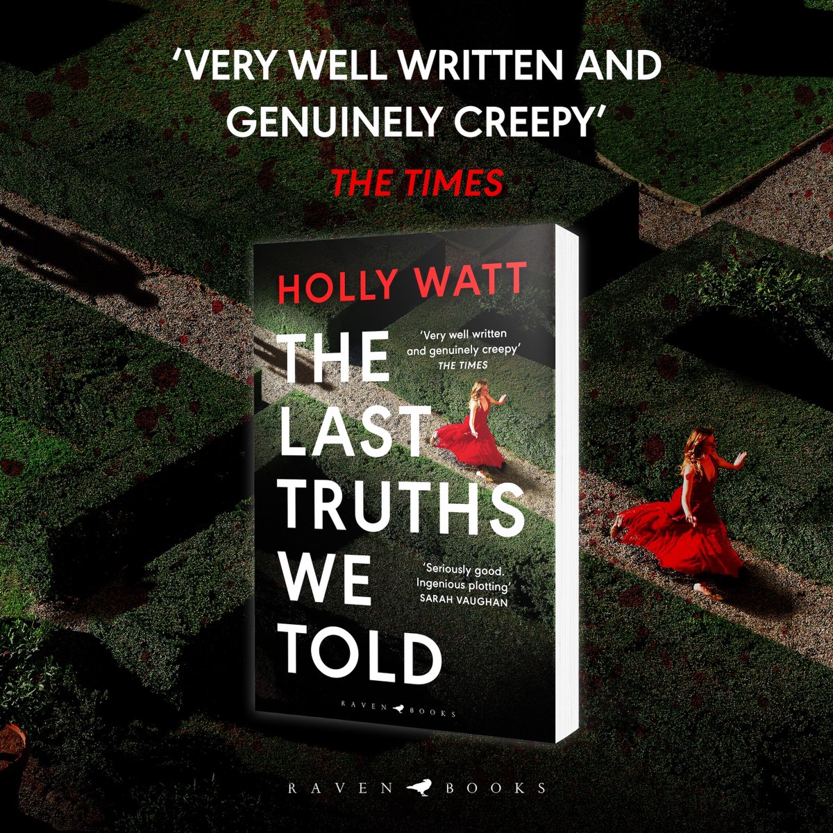 Raven Books (@bloomsburyraven) on Twitter photo 💚 'Exquisitely plotted and brilliantly executed' <a href="/erskine_fiona/">Fiona Erskine</a>
💚 'A meticulously plotted tale of buried secrets and unsettled scores' <a href="/timglisterbooks/">Tim Glister</a>
Everyone is LOVING The Last Truths We Told, the unputdownable page-turner novel from <a href="/holly_watt/">Holly Watt</a>!
Out in paperback now! 💚 'Exquisitely plotted and brilliantly executed' <a href="/erskine_fiona/">Fiona Erskine</a>
💚 'A meticulously plotted tale of buried secrets and unsettled scores' <a href="/timglisterbooks/">Tim Glister</a>
Everyone is LOVING The Last Truths We Told, the unputdownable page-turner novel from <a href="/holly_watt/">Holly Watt</a>!
Out in paperback now!