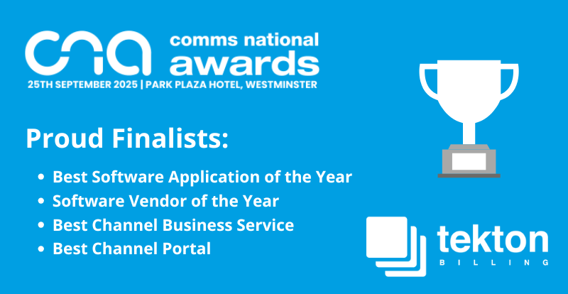 tekton_billing's tweet photo. 🌟 We’ve been shortlisted…FOUR times!! 🌟 We’re delighted to share that Tekton Billing is a finalist in not one, but FOUR categories at the prestigious #CNAawards 2025! A huge thanks to the judges for acknowledging our commitment to raising the bar in #telecoms #billing. https://t.co/iTRW9ZMQqU