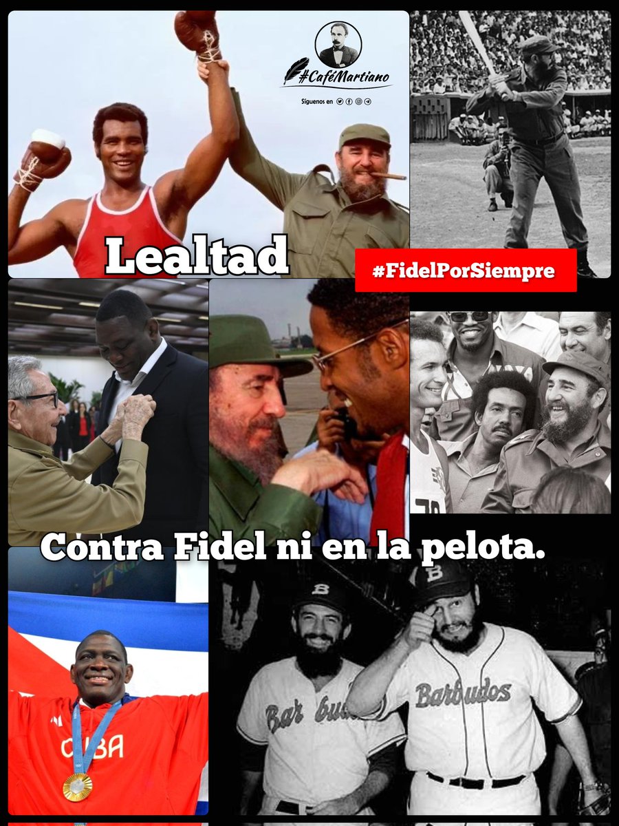Estrella Torres Madrigal (@estrell32286491) on Twitter photo <a href="/cafemartiano/">❤️Café Martiano 🇨🇺</a> <a href="/DiazCanelB/">Miguel Díaz-Canel Bermúdez</a> <a href="/DrRobertoMOjeda/">Dr. Roberto Morales Ojeda</a> <a href="/InesMChapman/">Inés María Chapman Waugh</a> <a href="/MMarreroCruz/">Manuel Marrero Cruz</a> <a href="/EVilluendasC/">Enrique Villuendas</a> <a href="/TeresaBoue/">@SecGFMC</a> <a href="/YaquedeCuba/">Yaquelin</a> <a href="/agnes_becerra/">Agnes Becerra</a> <a href="/ValoresTeam1/">Valores Team</a> <a href="/DeZurdaTeam_/">DeZurdaTeam 📳</a> Buenos días 🇨🇺 #CaféMartiano
Lealtad y Fidelidad absoluta.
Reafirmo:
#FidelPorSiempre: "Sin Revolución no se habría podido soñar siquiera con desarrollar en nuestra Patria un gran movimiento deportivo".
#Cuba <a href="/cafemartiano/">❤️Café Martiano 🇨🇺</a> <a href="/DiazCanelB/">Miguel Díaz-Canel Bermúdez</a> <a href="/DrRobertoMOjeda/">Dr. Roberto Morales Ojeda</a> <a href="/InesMChapman/">Inés María Chapman Waugh</a> <a href="/MMarreroCruz/">Manuel Marrero Cruz</a> <a href="/EVilluendasC/">Enrique Villuendas</a> <a href="/TeresaBoue/">@SecGFMC</a> <a href="/YaquedeCuba/">Yaquelin</a> <a href="/agnes_becerra/">Agnes Becerra</a> <a href="/ValoresTeam1/">Valores Team</a> <a href="/DeZurdaTeam_/">DeZurdaTeam 📳</a> Buenos días 🇨🇺 #CaféMartiano
Lealtad y Fidelidad absoluta.
Reafirmo:
#FidelPorSiempre: "Sin Revolución no se habría podido soñar siquiera con desarrollar en nuestra Patria un gran movimiento deportivo".
#Cuba