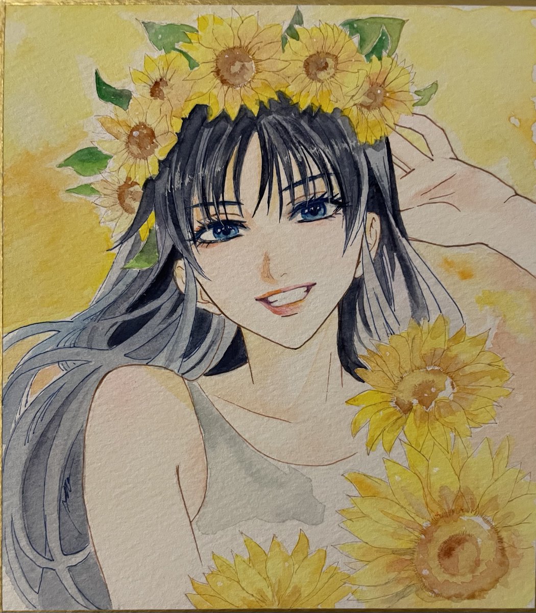 三日月のゆりかご (size9.5x11 画用紙5.5x7.6)小さな水彩原画 【公式通販】