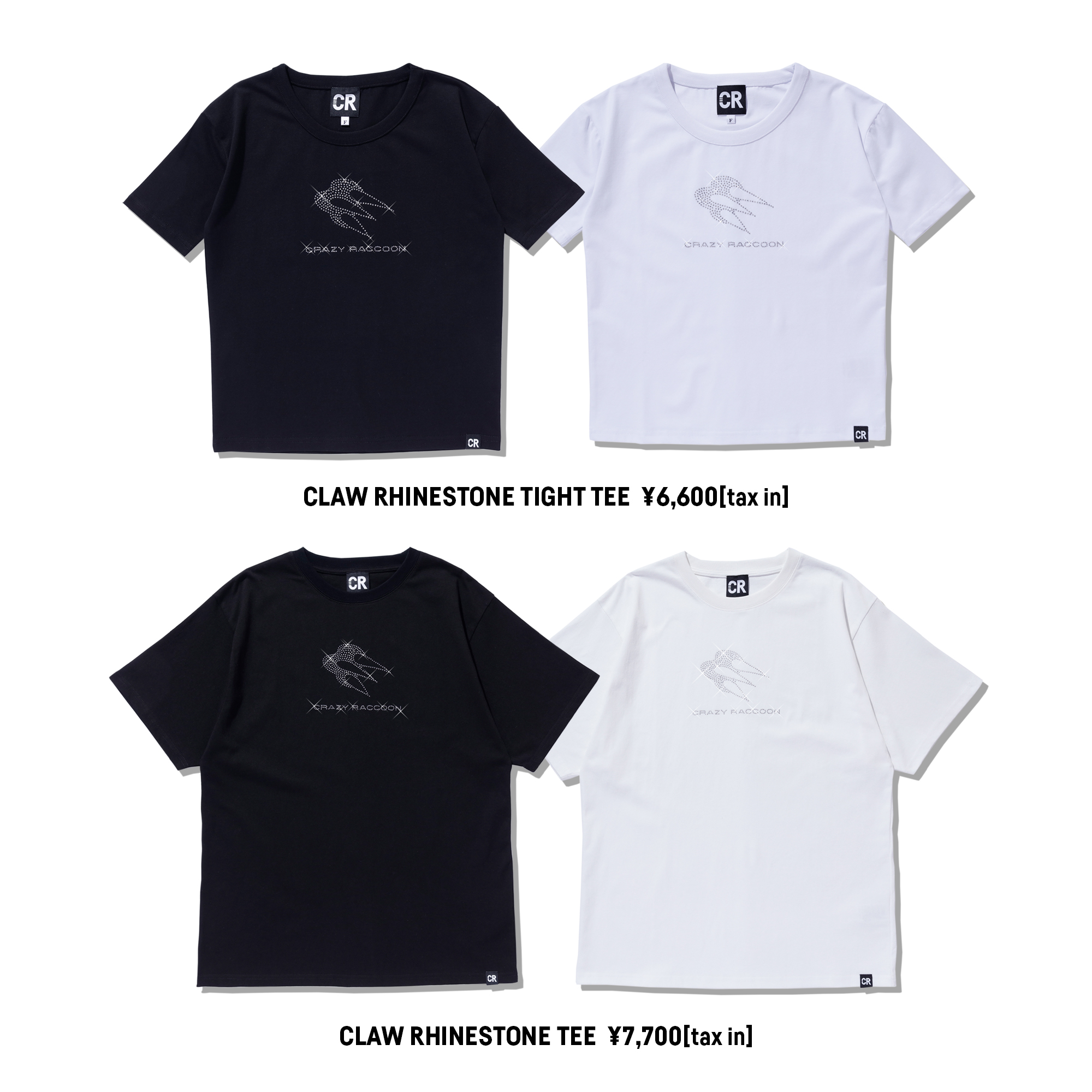 【完全受注生産】crazyraccoon Tシャツ ホワイト CR 完全受注生産】crazyraccoon Tシャツ ホワイト CR 商品 – CRAZY