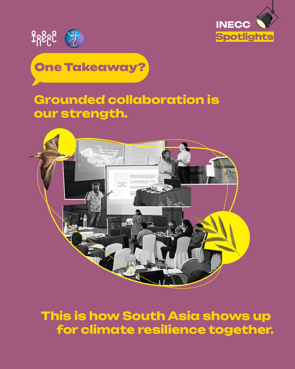 Back from the RECAP workshop in Nepal — still buzzing with shared purpose, people-powered solutions, and (way too many) momos! 

For LAYA–INECC, this was a reminder of why we do this work, and who we do it with. The work ahead is big, but the solidarity is bigger.