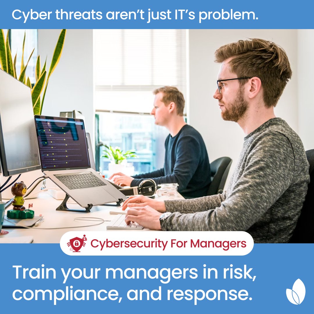 Cyber threats aren't just IT’s problem.
Train your managers in risk, compliance, and response with CBM.
Connect With Us Today!
#CyberAwareness #ExecutiveTraining