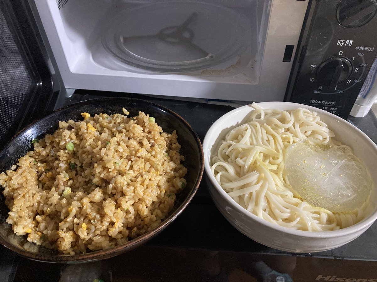 炒飯600g #うどん500g #豆腐1丁