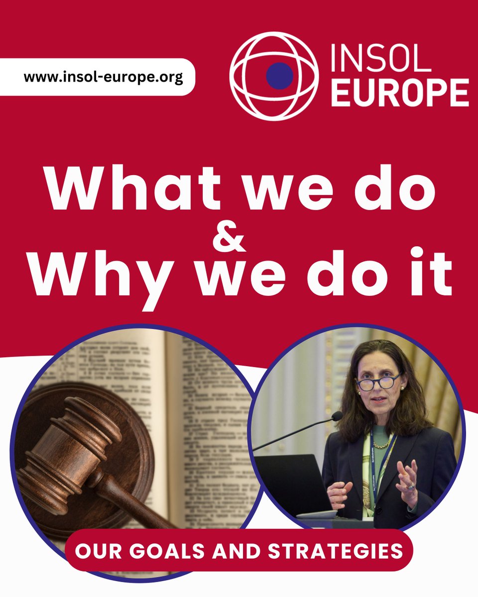 Our Goals:
➤ Lead the study, evaluation &amp; development of restructuring &amp; insolvency law in Europe
➤ Be acknowledged by European &amp; international bodies
➤ Disseminate technical &amp; topical information
➤ Facilitate business development
And more!
Join us
👥 bit.ly/INSOLEurope_Me…